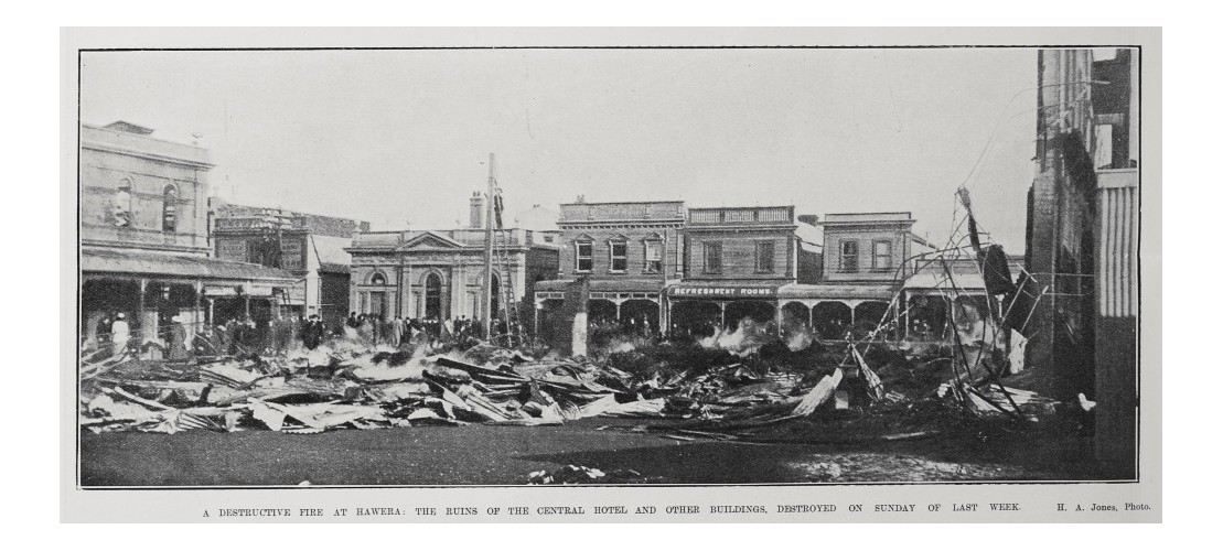 Hawera Fire Central Buildings (1913)