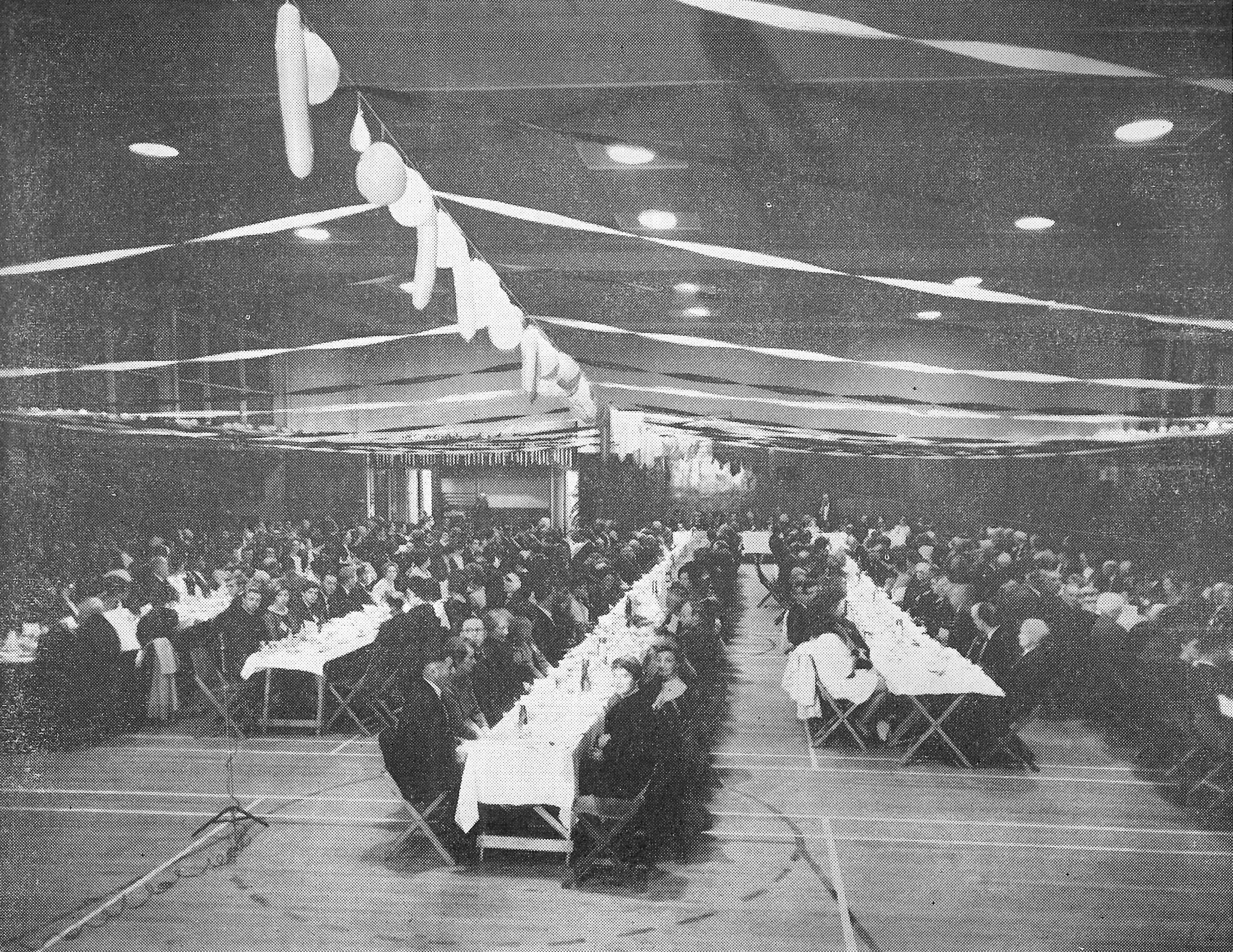 Toko School jubilee banquet held in the Stratford War Memorial Hall (1 June 1968). Image taken from Toko School and District 75th Jubilee 1893-1968 publication.