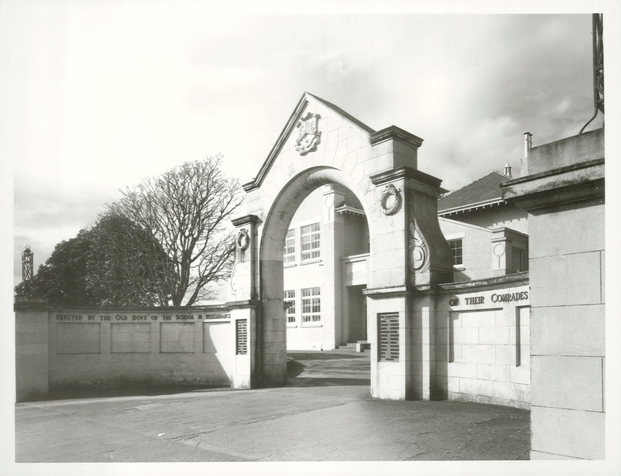 Memorial Gates Of New Plymouth Boys High School Photographer R Coad