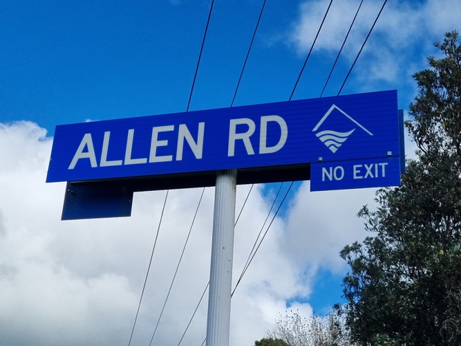 Allen Road (Ōmata)