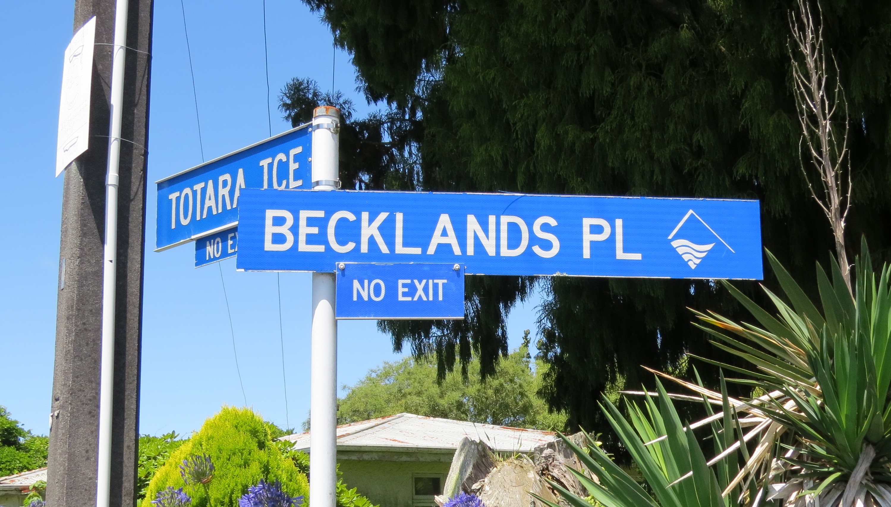 Becklands Place sign (2022). Rachel Sonius. Word on the Street image collection.