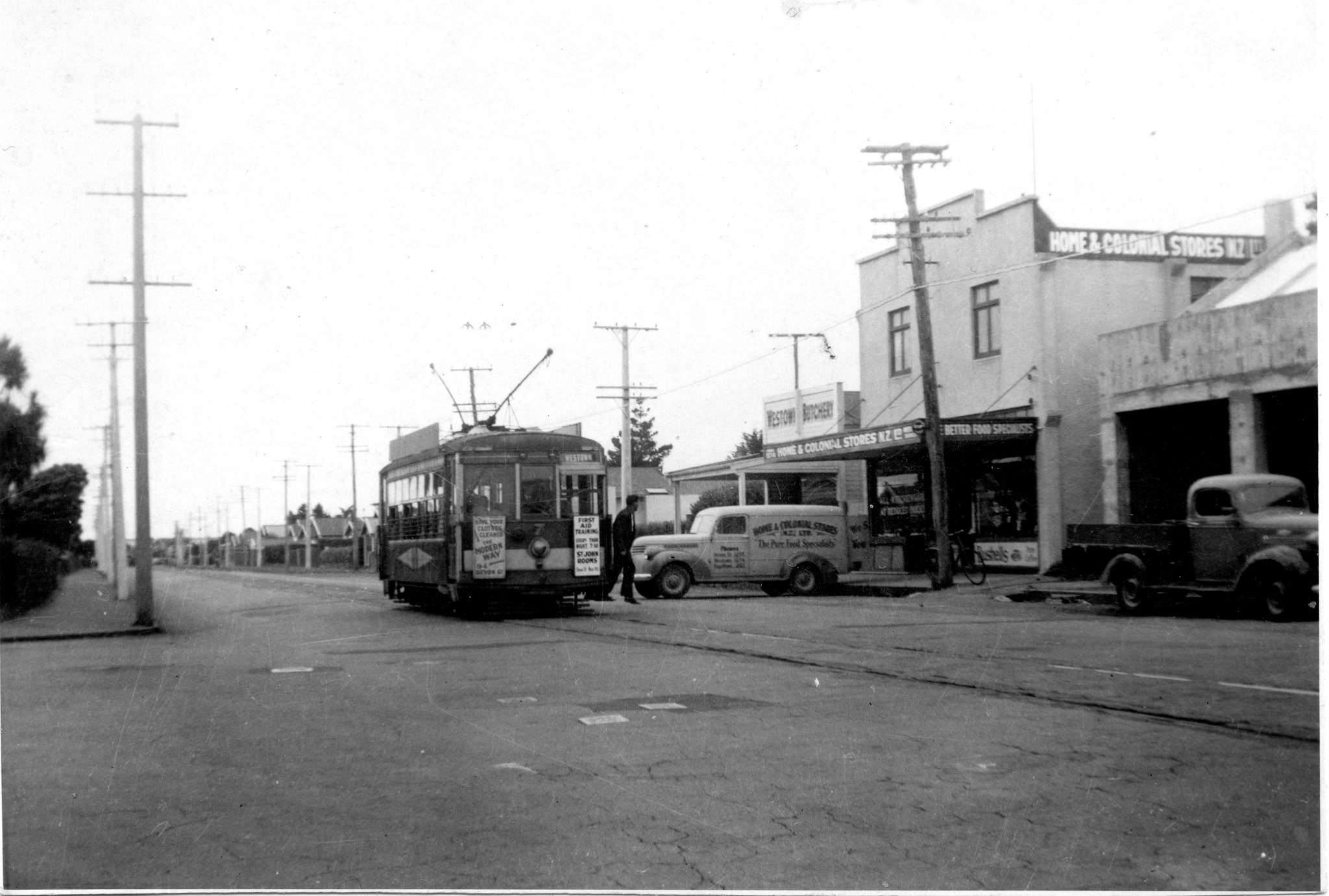 Westown Shops And Tram C1940s Facebook