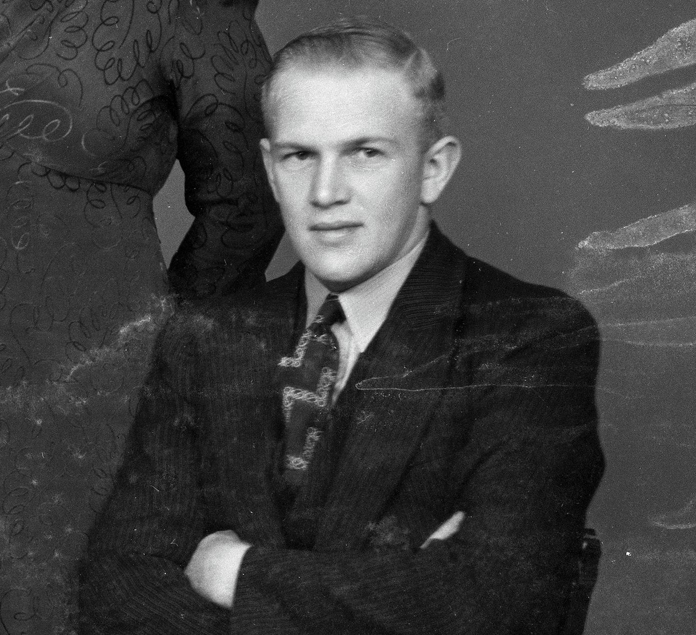 Addie Bernard Lile (1940s). Swainson's Studios. Collection of Puke Ariki (WD.056158b).