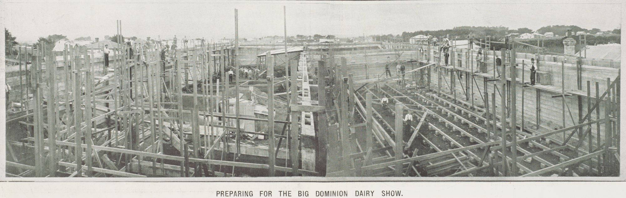 Preparing The Big Dominion Dairy Show