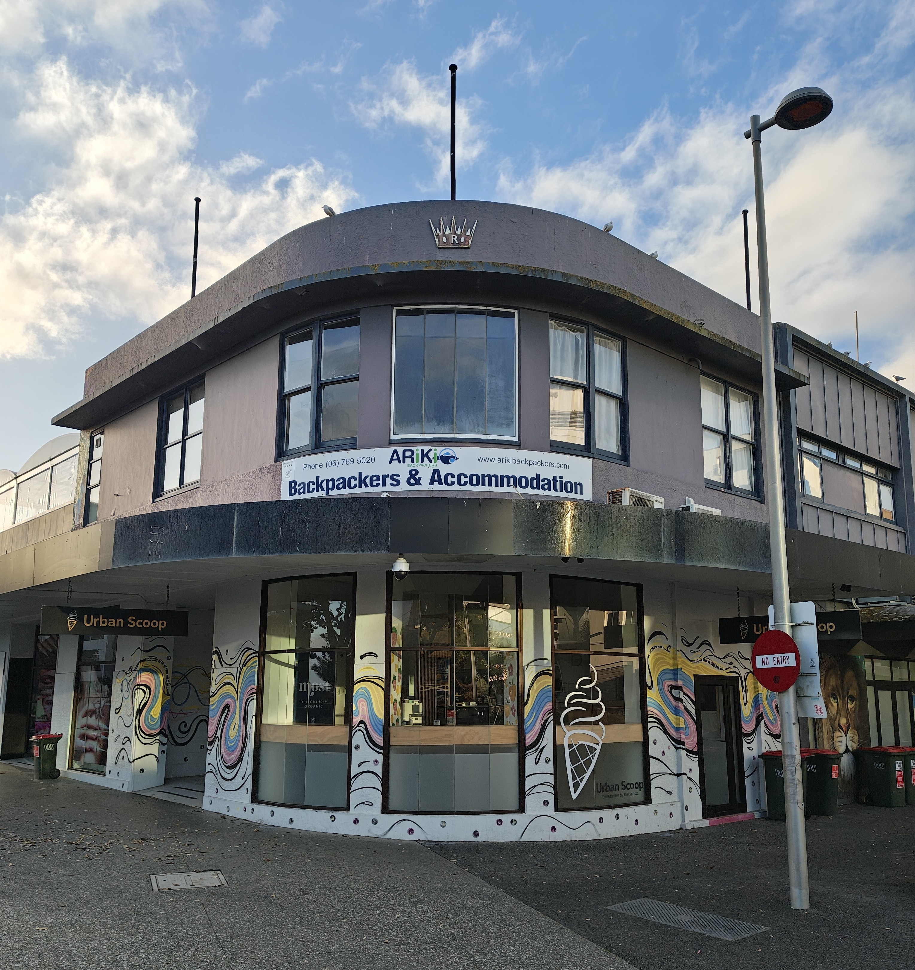 The old Royal Hotel (2 August 2026). Rachel Sonius. New Plymouth Buildings image collection.