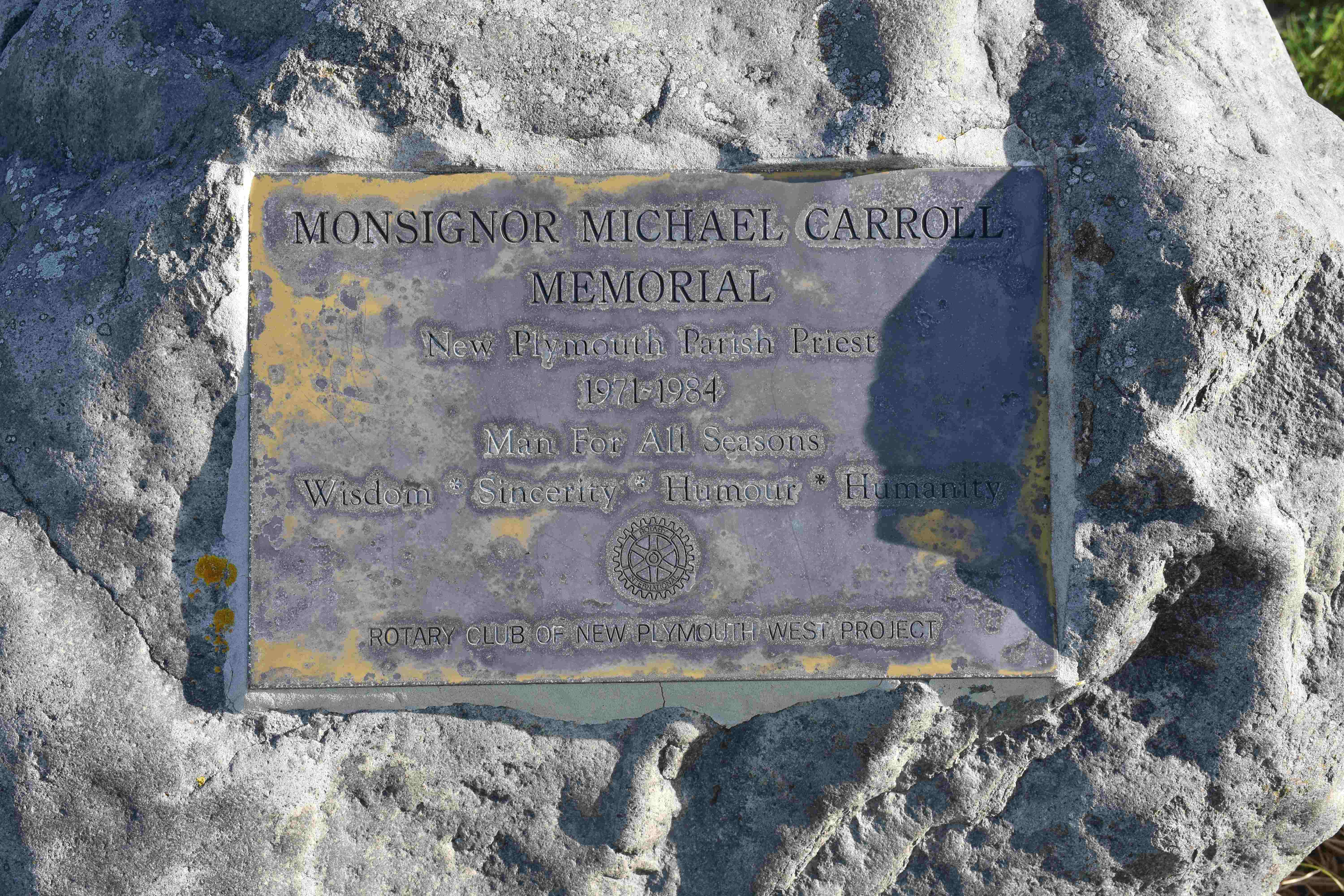 Monsignor Carroll Plaque1 For Web