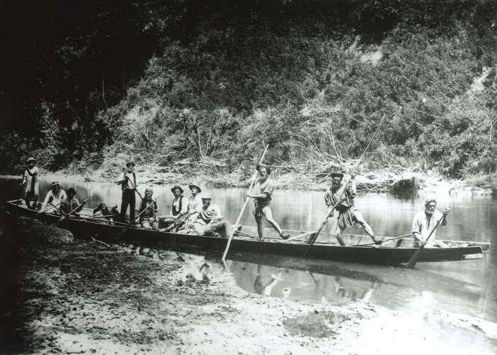 P.2.4881 HM Skeet Survey Party On Mokau River, 1884