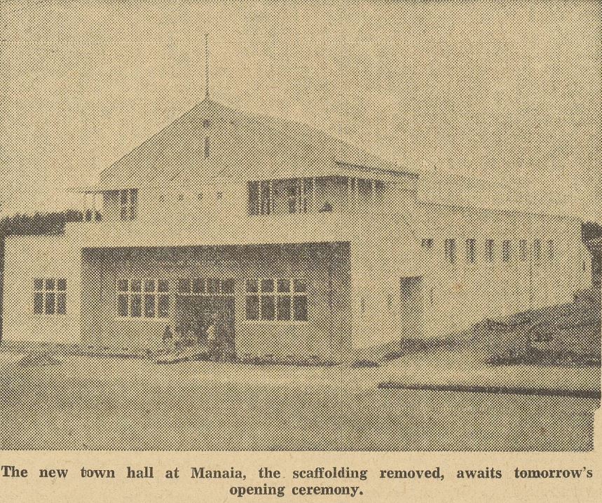 New Town Hall TDN 15 April 1955