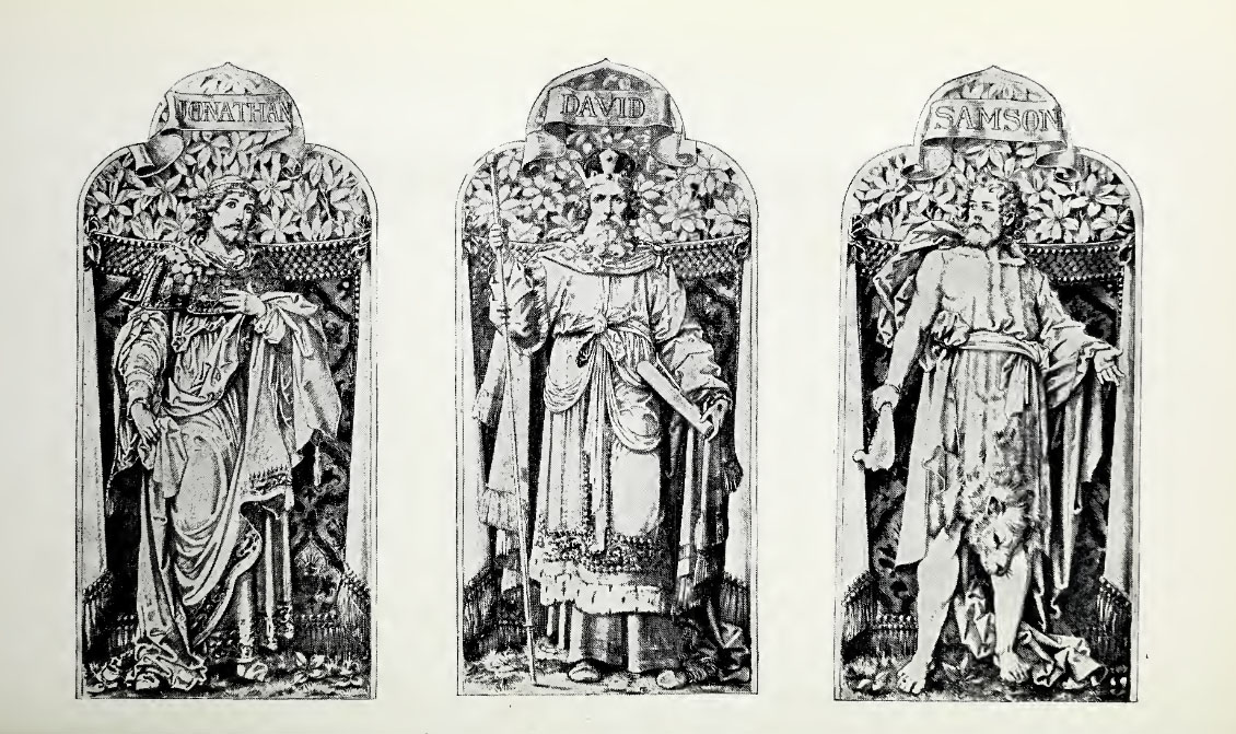 Memorial window to Richard Doddridge Blackmore in Exeter Cathedral (1904). Source: www.celestial-light.org.uk.