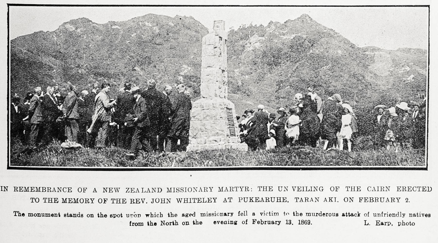 Unveiling Of Cairn AWN 15 Feb 1923